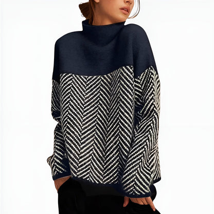 De Noir Chevron Pullover