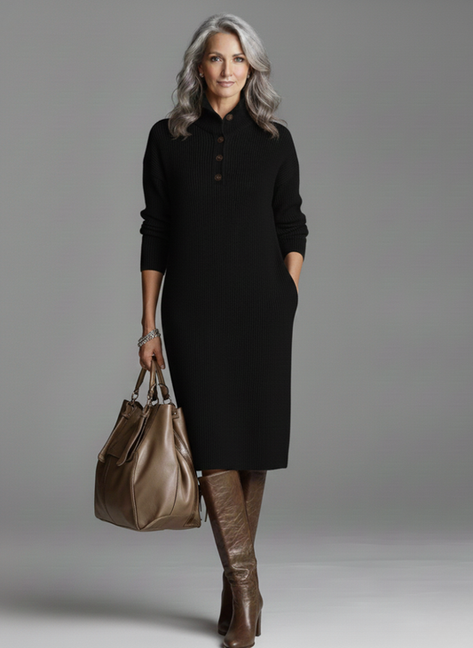 Noir Grace Knit Dress